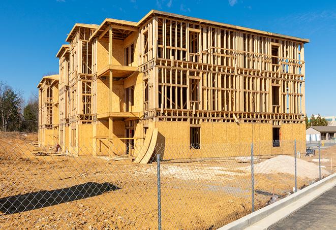 fenced construction zones promote safety and security in Beulah, CO